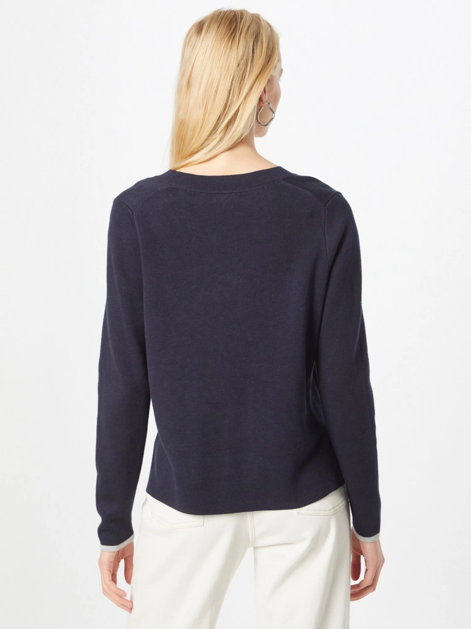 S.Oliver Pulls Basiques Pull-over Femme Bleu Nuit 5 S.Oliver Pulls Basiques Pull-over Femme Bleu Nuit – Image 3