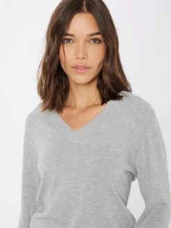S.Oliver Pulls Maille Fine Pull-over Femme Gris Chiné -S.Oliver Boutique aa22a5f9b2a276cde731914ea5fe920a