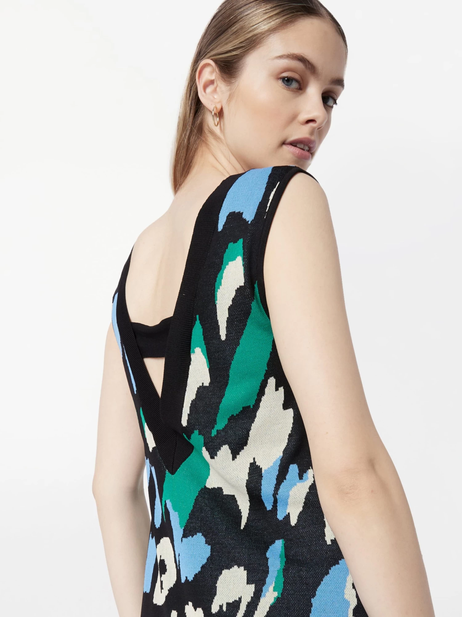 S.Oliver Robes Robes En Maille Femme Azur 7 S.Oliver Robes Robes En Maille Femme Azur – Image 5