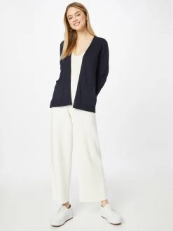 S.Oliver Gilets Cardigan Femme Bleu Nuit -S.Oliver Boutique aab90af081b1bdb62de0055d408dc434