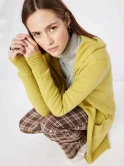 S.Oliver Gilets Cardigan Femme Jaune Foncé -S.Oliver Boutique ae0a1e09f8b41dd130afc5359f563d0e