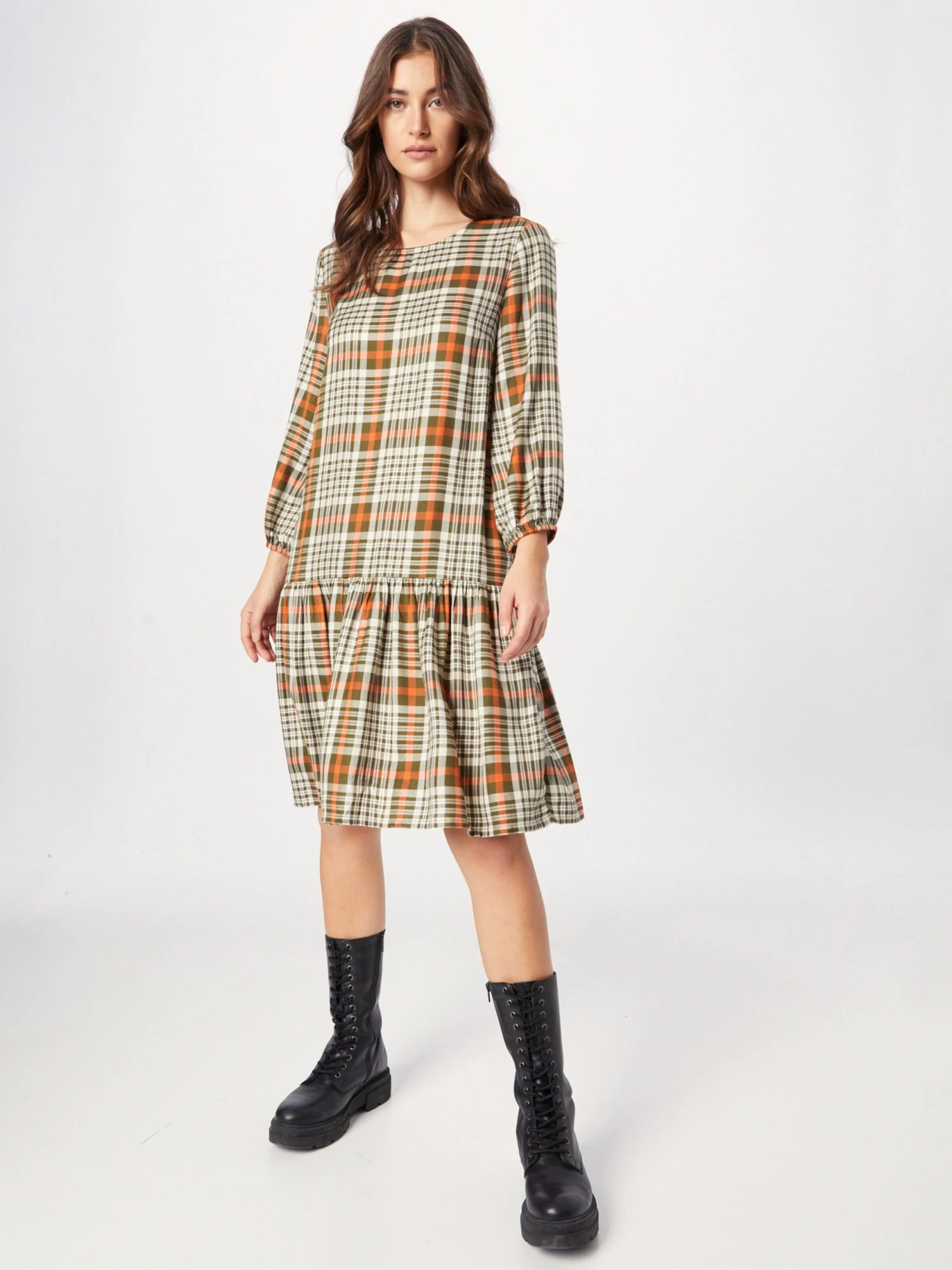 S.Oliver Mini-robes Robe Femme Kaki 3 S.Oliver Mini-robes Robe Femme Kaki – Image 2