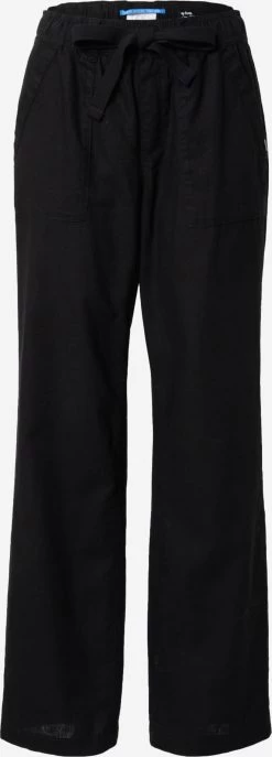 QS By S.Oliver Pantalons En Toile Loosefit Pantalon Femme Noir