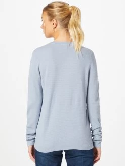 QS By S.Oliver Pulls Basiques Pull-over Femme Bleu Clair -S.Oliver Boutique b28e46b0544eebdc1b089aa115df8ea1