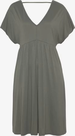 S.Oliver Robes En Jersey Robe Femme Kaki