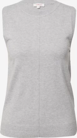 S.Oliver Pulls Maille Fine Pull-over Femme Gris