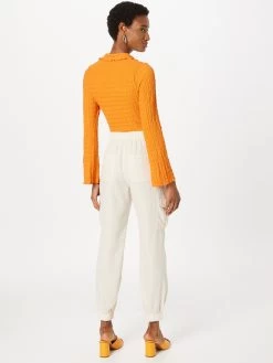 QS By S.Oliver Pantalons Cargo Effilé Pantalon Cargo Femme Crème -S.Oliver Boutique b75efbcbb1ec723cc6bf1ed0915e871c