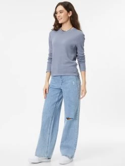 QS By S.Oliver Pulls Basiques Pull-over Femme Bleu Fumé 10 QS By S.Oliver Pulls Basiques Pull-over Femme Bleu Fumé -S.Oliver Boutique b782cafef1b3c50bb929bbeda51f5021