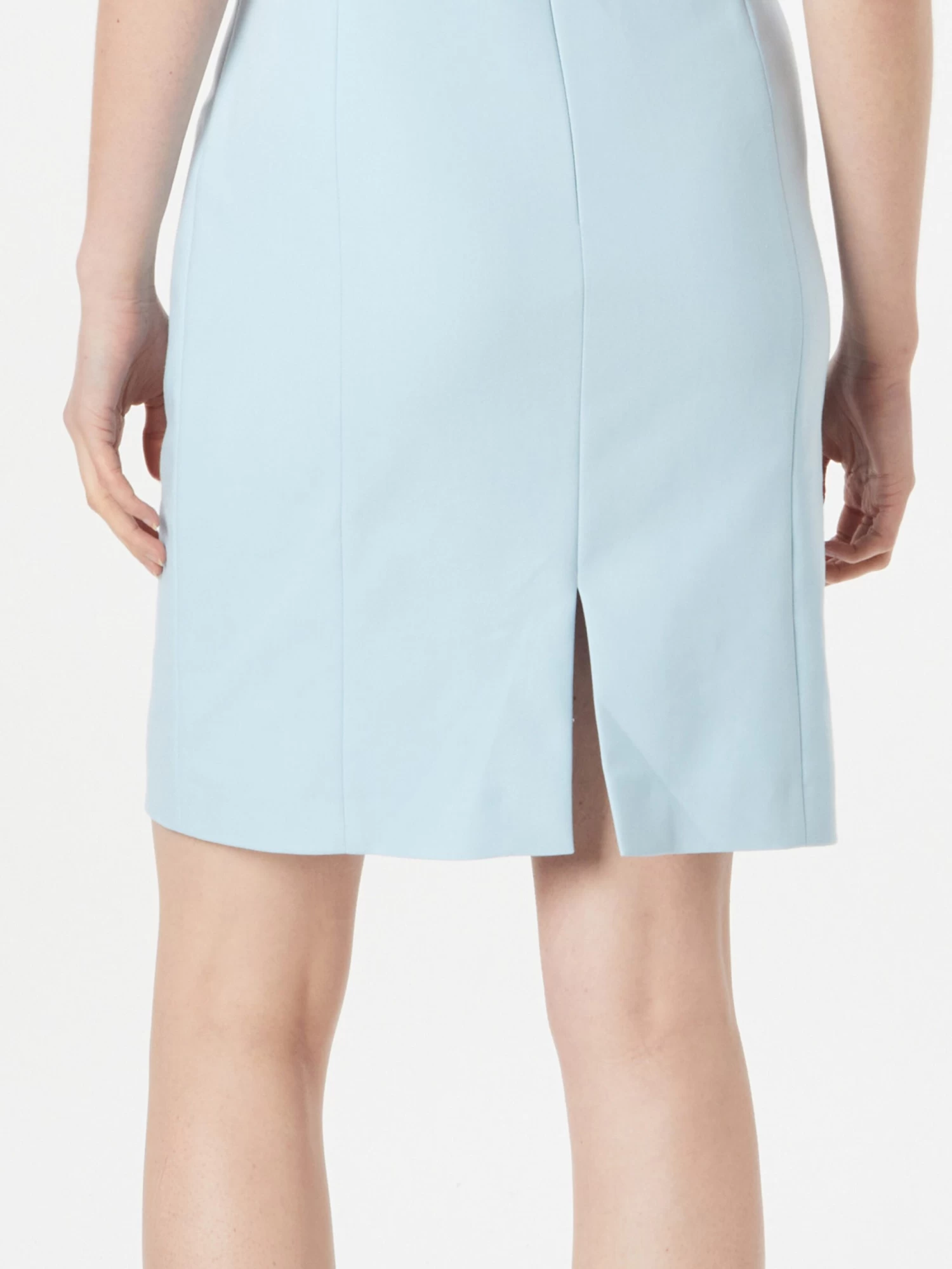 S.Oliver BLACK LABEL Mini-robes Robe Femme Bleu Clair 7 S.Oliver BLACK LABEL Mini-robes Robe Femme Bleu Clair – Image 5