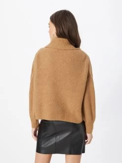 S.Oliver Pulls à Col Roulé Pull-over Femme Caramel -S.Oliver Boutique bdbd3aa57b2dec6343a07d00b8336379