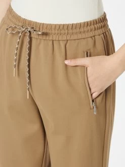 S.Oliver Pantalons En Toile Effilé Pantalon Femme Marron -S.Oliver Boutique c2ed1169c81102a1e6eb62918ca08ba4