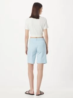 S.Oliver Shorts Regular Pantalon Chino Femme Bleu Clair -S.Oliver Boutique c3418029ae9cdb3fddfd52af8878e1e7