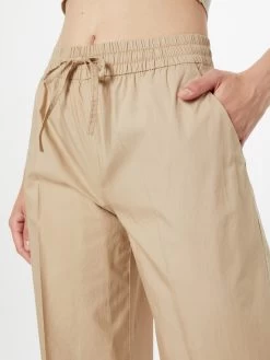 S.Oliver Pantacourts Larges Wide Leg Pantalon à Plis Femme Sable -S.Oliver Boutique c6c217154de74e64410f413f39121de7