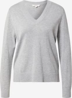 S.Oliver Pulls Maille Fine Pull-over Femme Gris Chiné