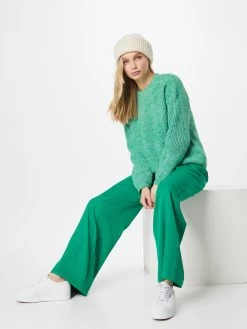 QS By S.Oliver Pulls Maille Fine Pull-over Femme Jade -S.Oliver Boutique c89aafc6a5494c4629ff4f388e898257