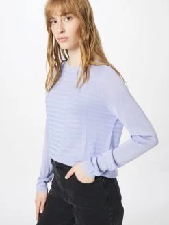 QS By S.Oliver Pulls Basiques Pull-over Femme Violet -S.Oliver Boutique ccd7f93e0e6a40af4426a2c119654eb6