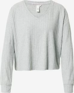 QS By S.Oliver Pulls Maille Fine Pull-over Femme Gris Clair