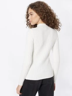 QS By S.Oliver Pulls Basiques Pull-over Femme Blanc -S.Oliver Boutique d27482fcc078875df56c0990a0efa7cb