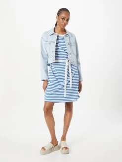 S.Oliver Robes En Jersey Robe Femme Bleu -S.Oliver Boutique d568b9eb77babcd34b26841141e98498