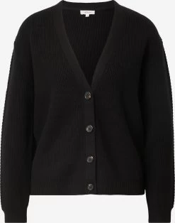 S.Oliver Gilets Cardigan Femme Noir