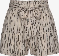 S.Oliver Shorts Loosefit Pantalon Femme Beige