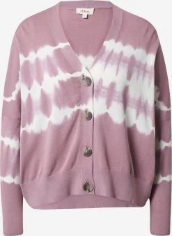 S.Oliver Gilets Cardigan Femme Violet