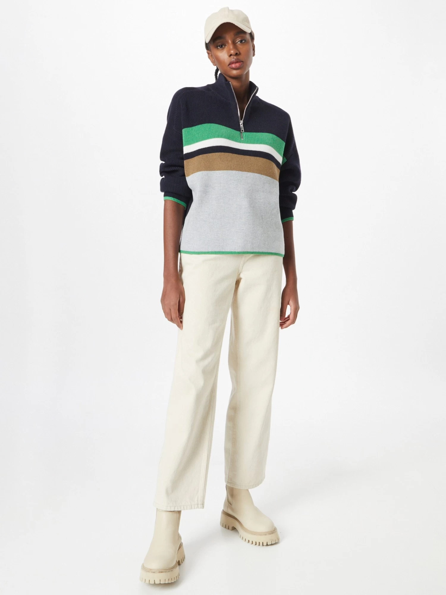 S.Oliver Pulls à Col Roulé Pull-over Femme Bleu Nuit 6 S.Oliver Pulls à Col Roulé Pull-over Femme Bleu Nuit – Image 4