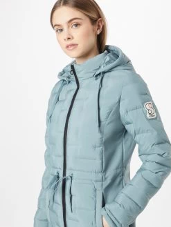 S.Oliver Manteaux Courts Manteau D’hiver Femme Bleu -S.Oliver Boutique df5c8c75966fbfcad19c9722494c1f43