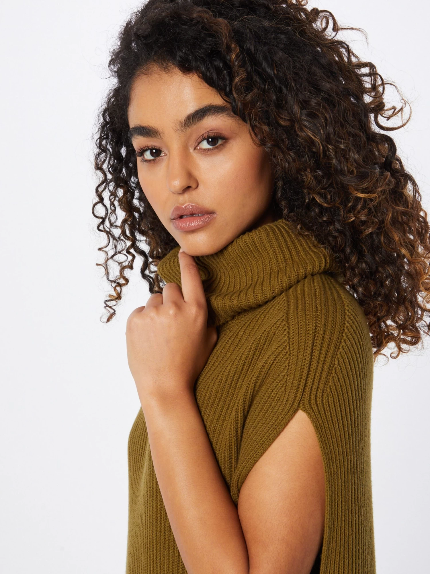 S.Oliver Robes Robes En Maille Femme Olive 7 S.Oliver Robes Robes En Maille Femme Olive – Image 5