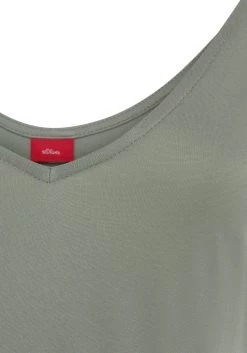 S.Oliver Robes Dété Robe D’été Femme Kaki -S.Oliver Boutique e513180f18bbae84f831f0eda7cf0875