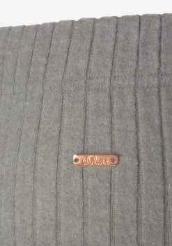 S.Oliver Pantalons En Toile Regular Pantalon Femme Gris -S.Oliver Boutique e75c11724cec2f33060ac54745d271cd