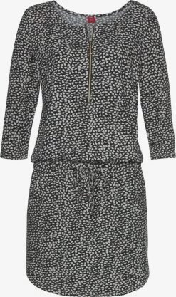 S.Oliver Robes Dété Robe D’été Femme Noir