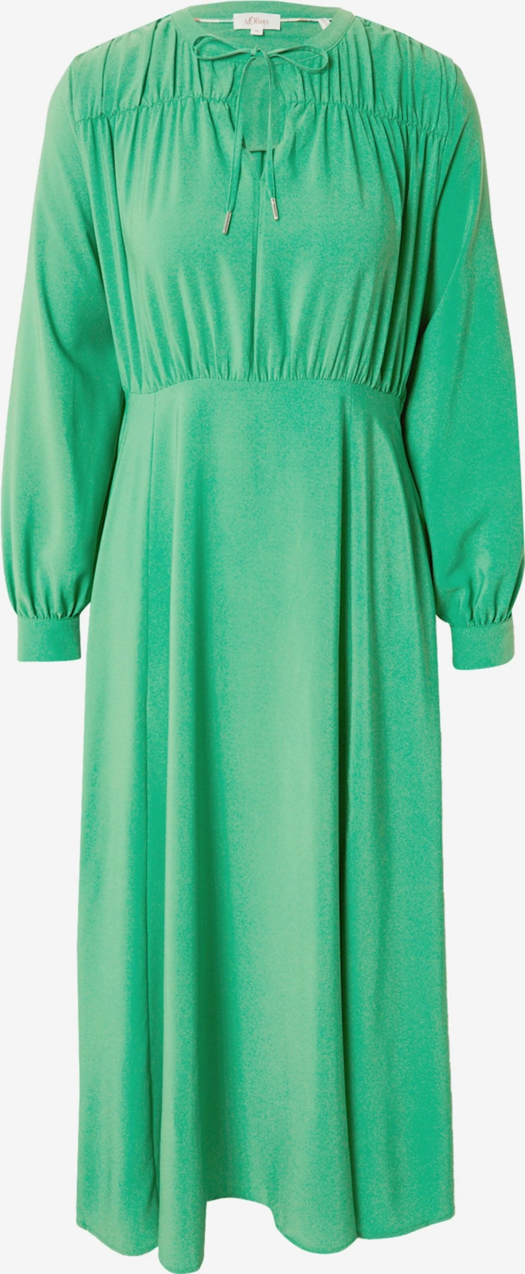 S.Oliver Robes Fluides Robe-chemise Femme Vert 3 S.Oliver Robes Fluides Robe-chemise Femme Vert