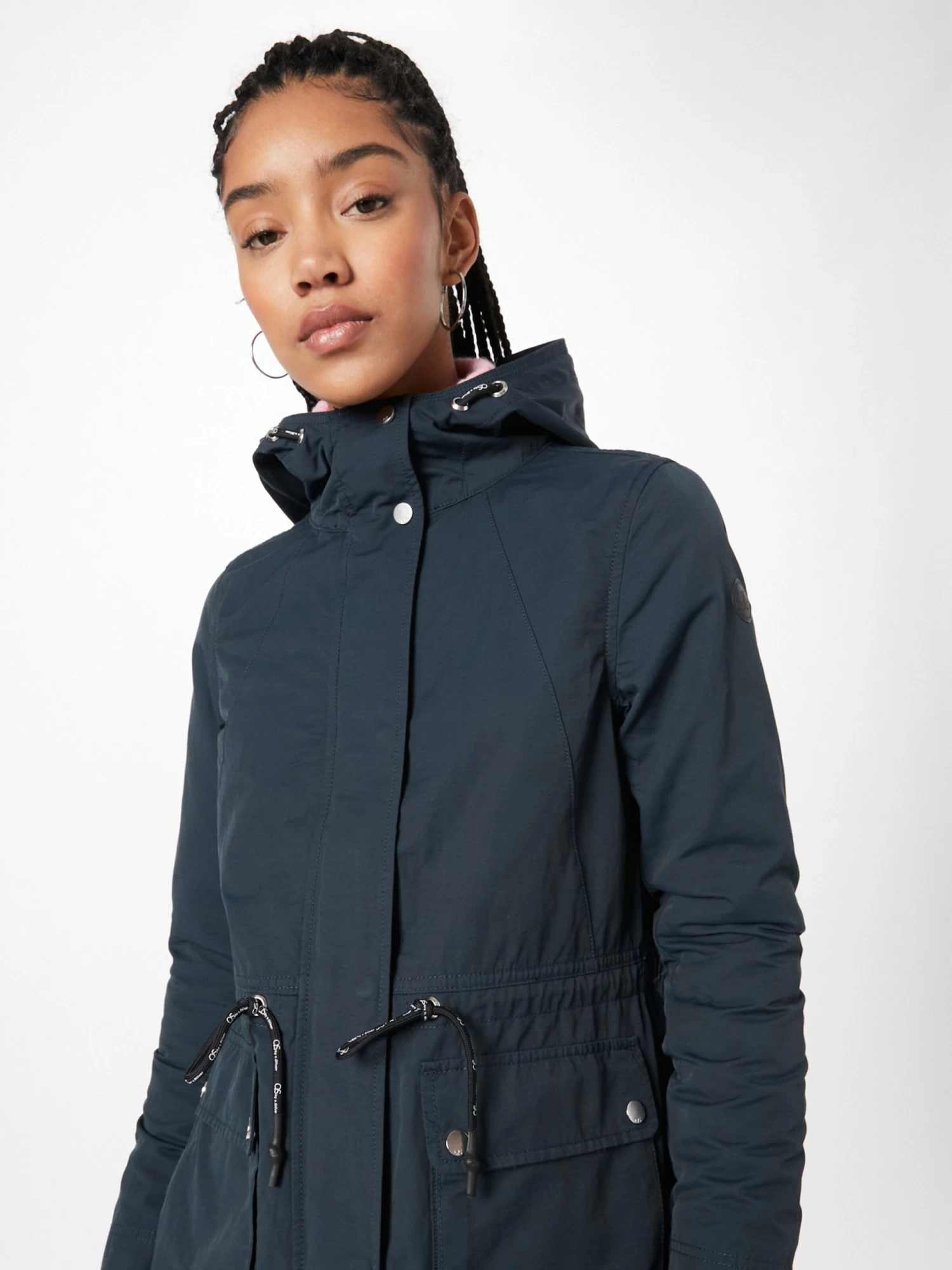 QS By S.Oliver Parkas Parka Mi-saison Femme Bleu Nuit 7 QS By S.Oliver Parkas Parka Mi-saison Femme Bleu Nuit – Image 5