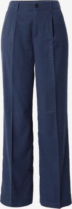 S.Oliver Pantalons à Pinces Wide Leg Pantalon à Pince Femme Noir