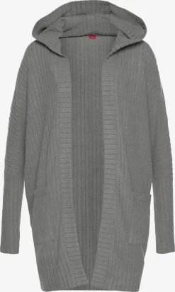 S.Oliver Gilets Cardigan Femme Gris