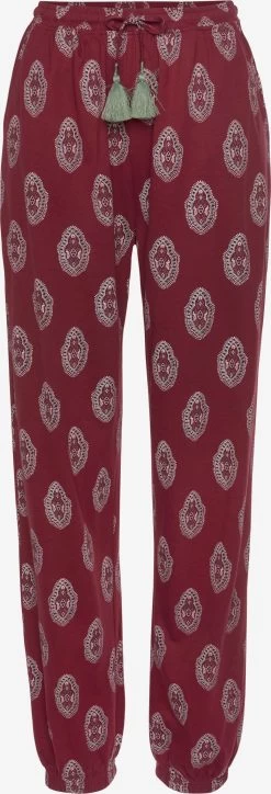 S.Oliver Pantalons En Toile Regular Pantalon Femme Rouge