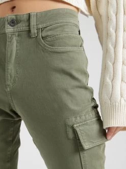 QS By S.Oliver Pantalons Cargo Coupe Slim Pantalon Cargo Femme Kaki -S.Oliver Boutique f8a516db734f9ee8ba14a8d14cef4661