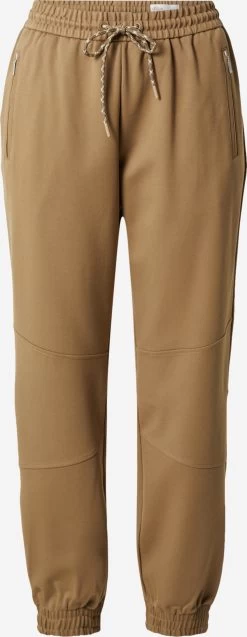 S.Oliver Pantalons En Toile Effilé Pantalon Femme Marron