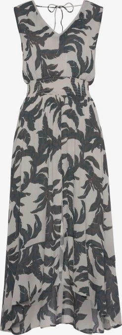 S.Oliver Robes Longues Robe D’été Femme Beige